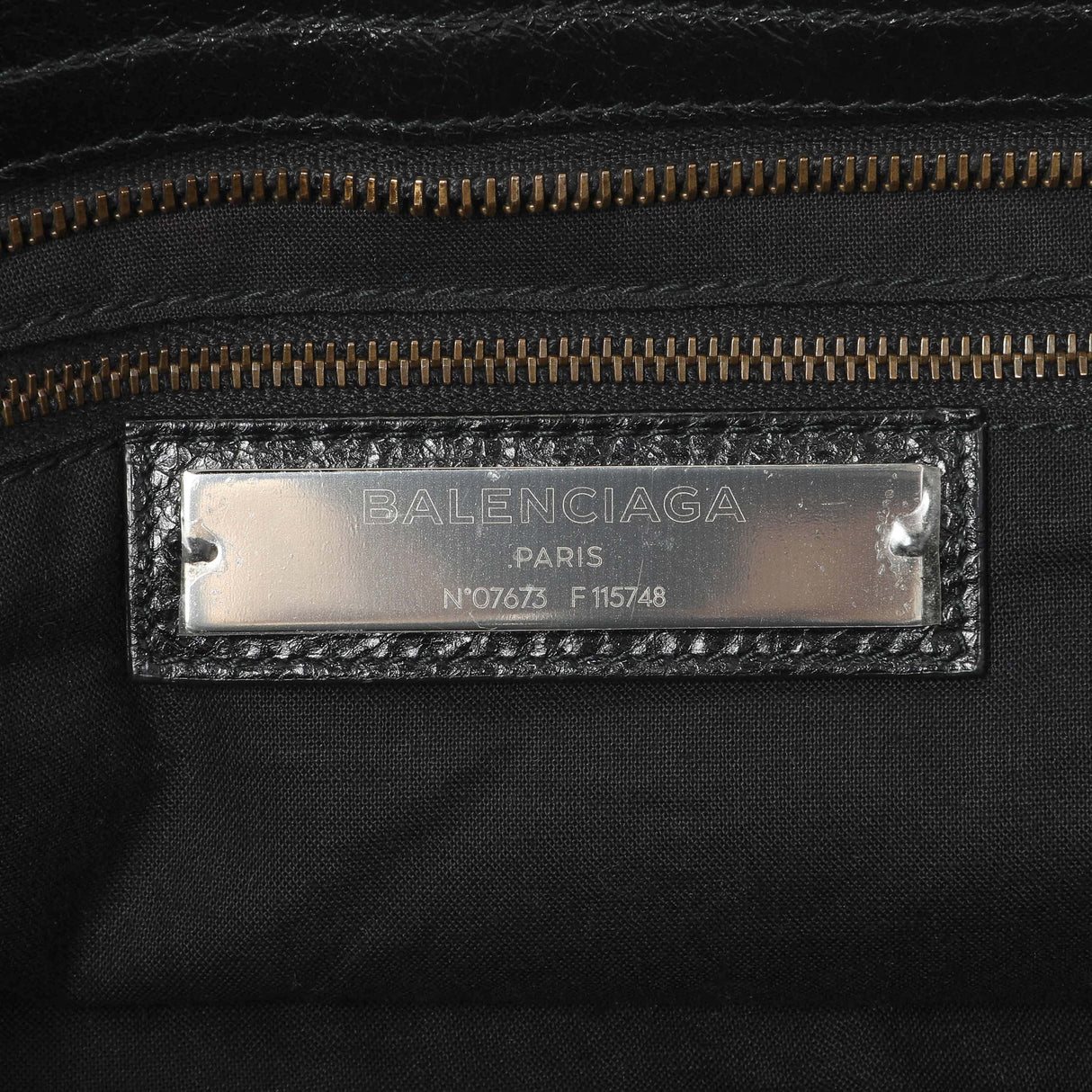 Balenciaga Black Agneau Classic Hardware City Handbags Balenciaga
