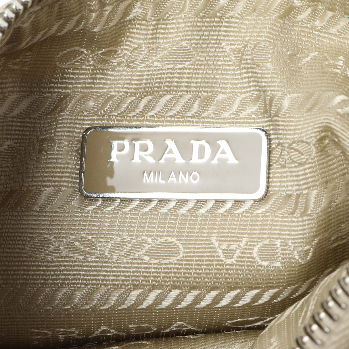 Prada Beige Re-Nylon Saffiano Mini Re-Edition 2005 Handbags Prada