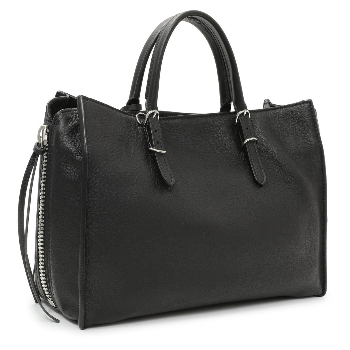 Balenciaga Black Calfskin Mini Papier A4 Tote Handbags Balenciaga