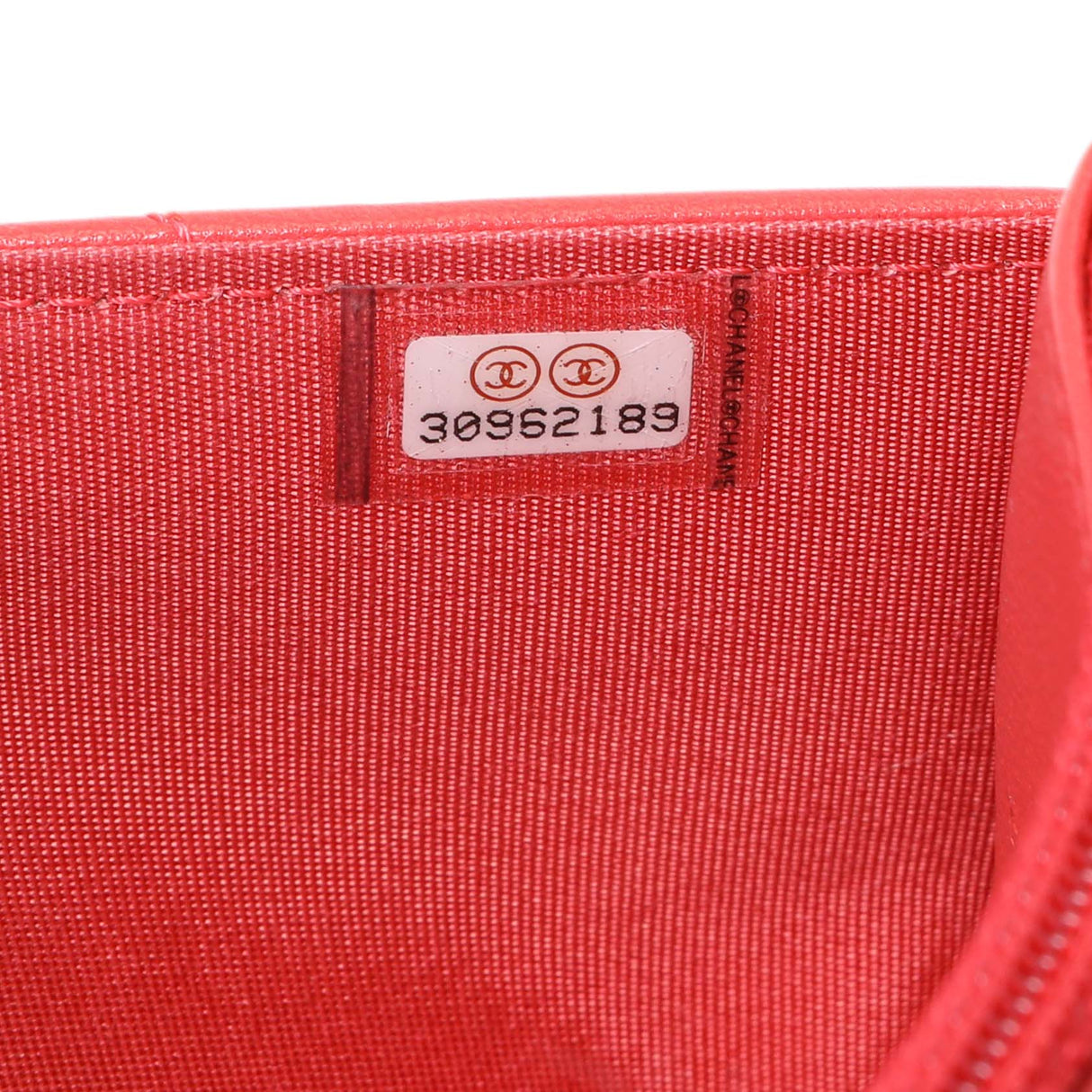 Chanel Red Lambskin Quilted Chanel 19 Wallet On Chain Handbags Chanel