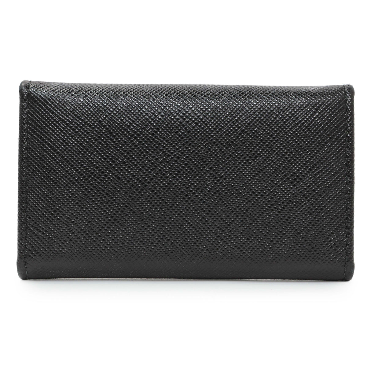 Prada Black Saffiano Key Holder Accessories Prada