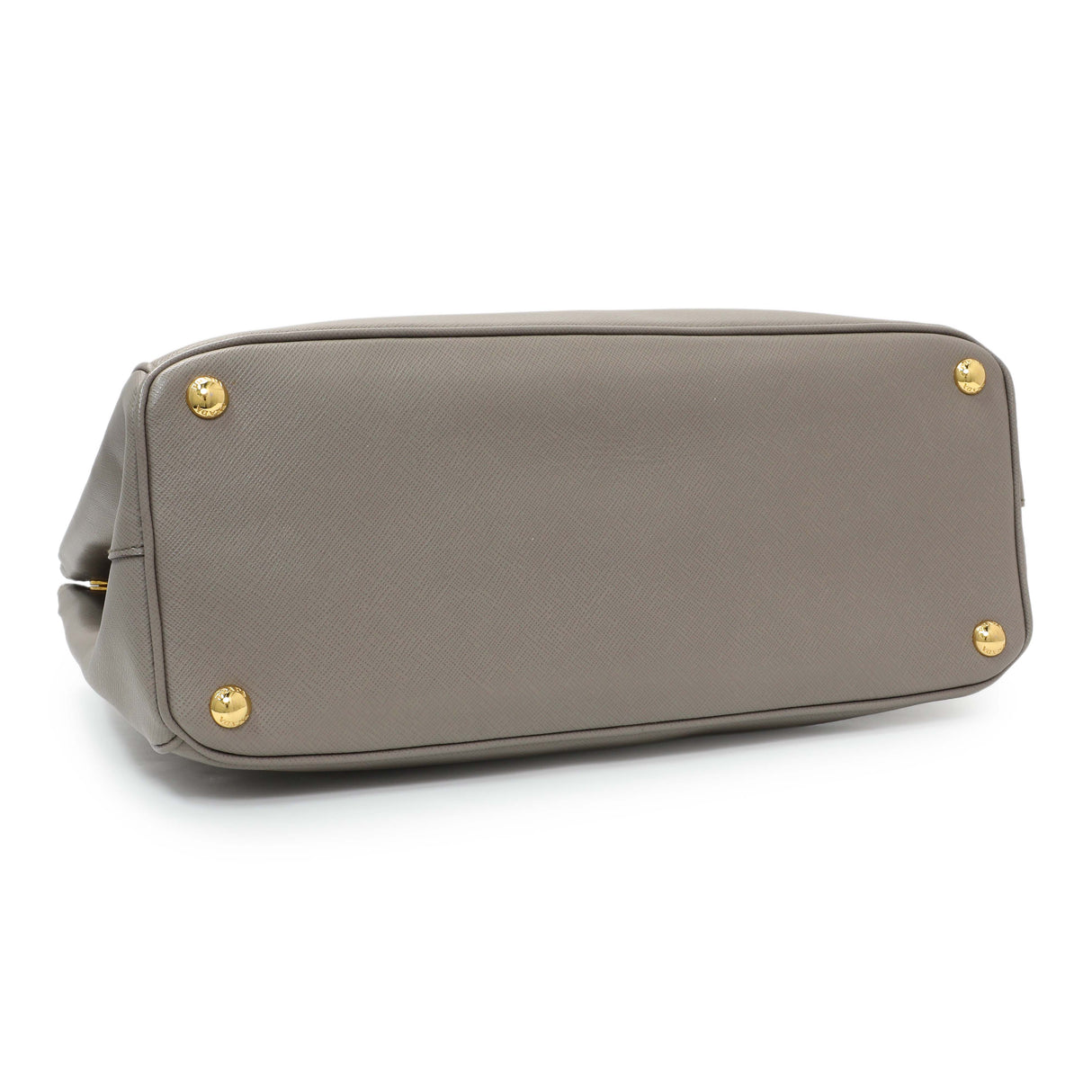 Prada Taupe Saffiano Lux Parabole Tote