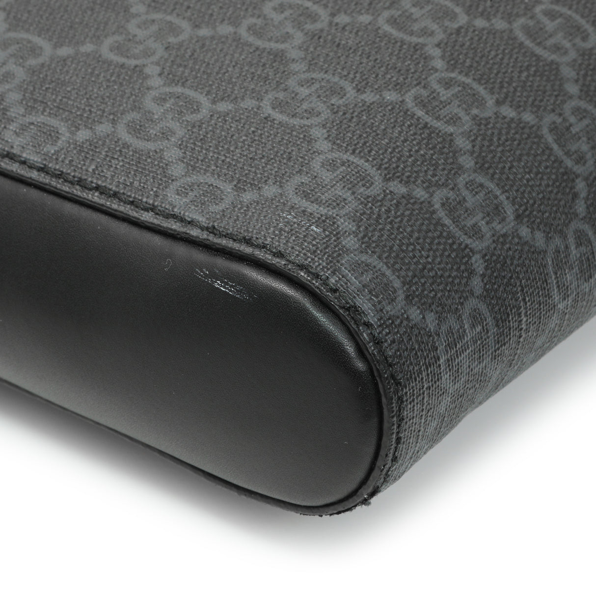 Gucci GG Supreme Monogram Web Small Flat Messenger Bag Handbags Gucci