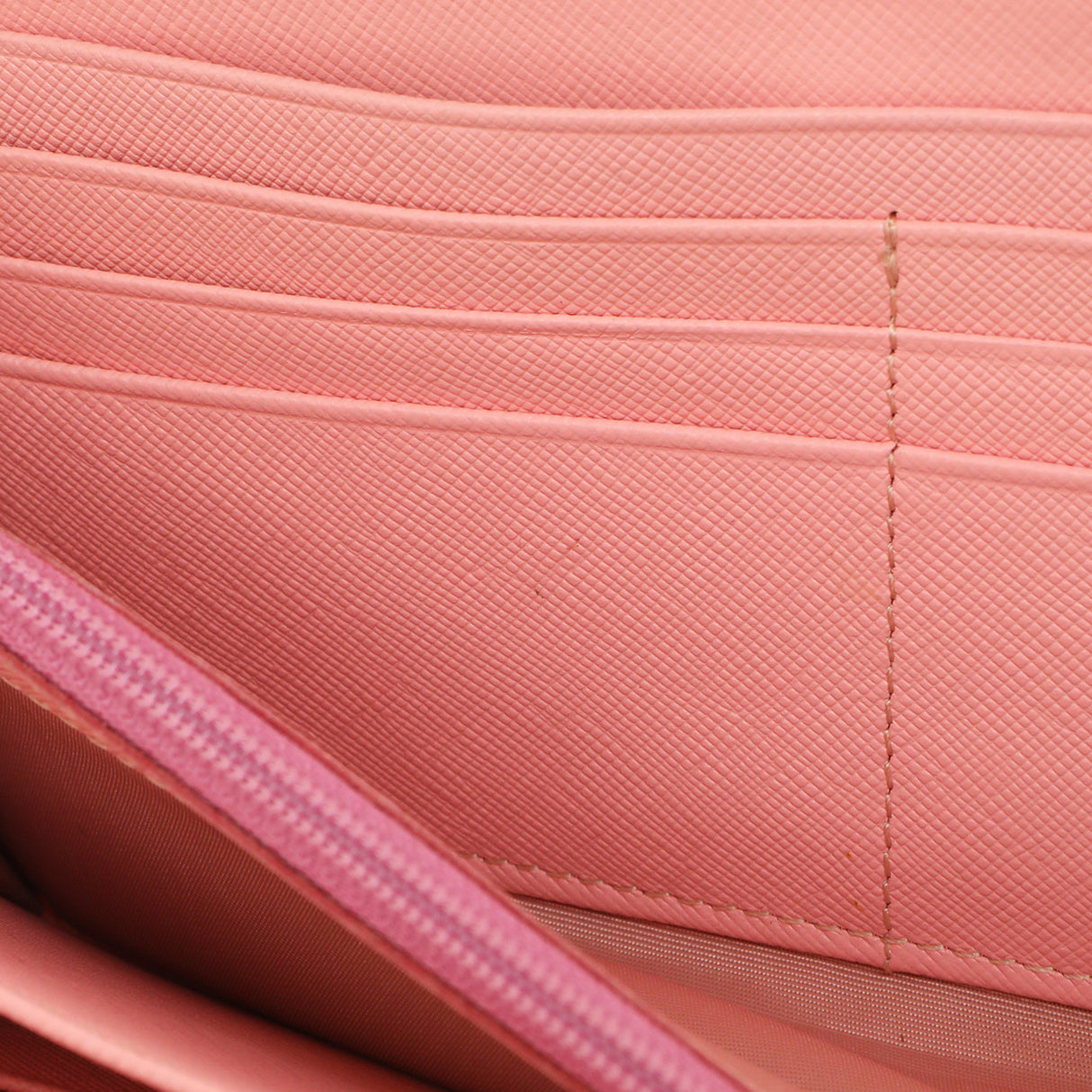 MCM Pink Visetos Zip Around Wristlet Wallet Accessories MCM