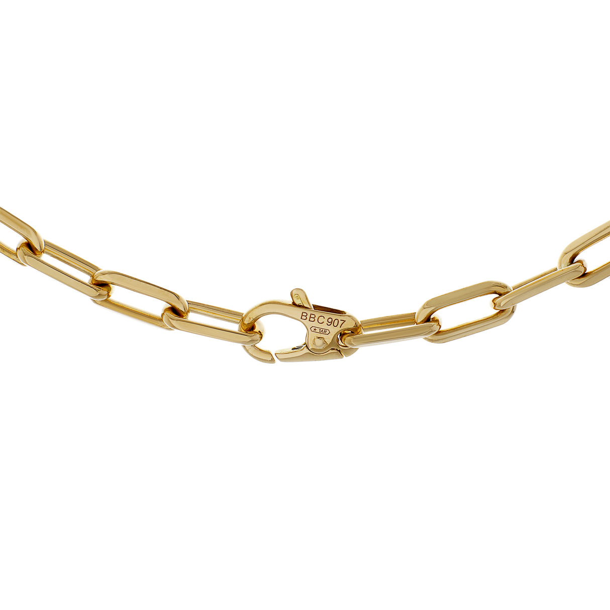 Cartier 18K Yellow Gold Santos de Cartier Chain Necklace Designer Jewellery Cartier