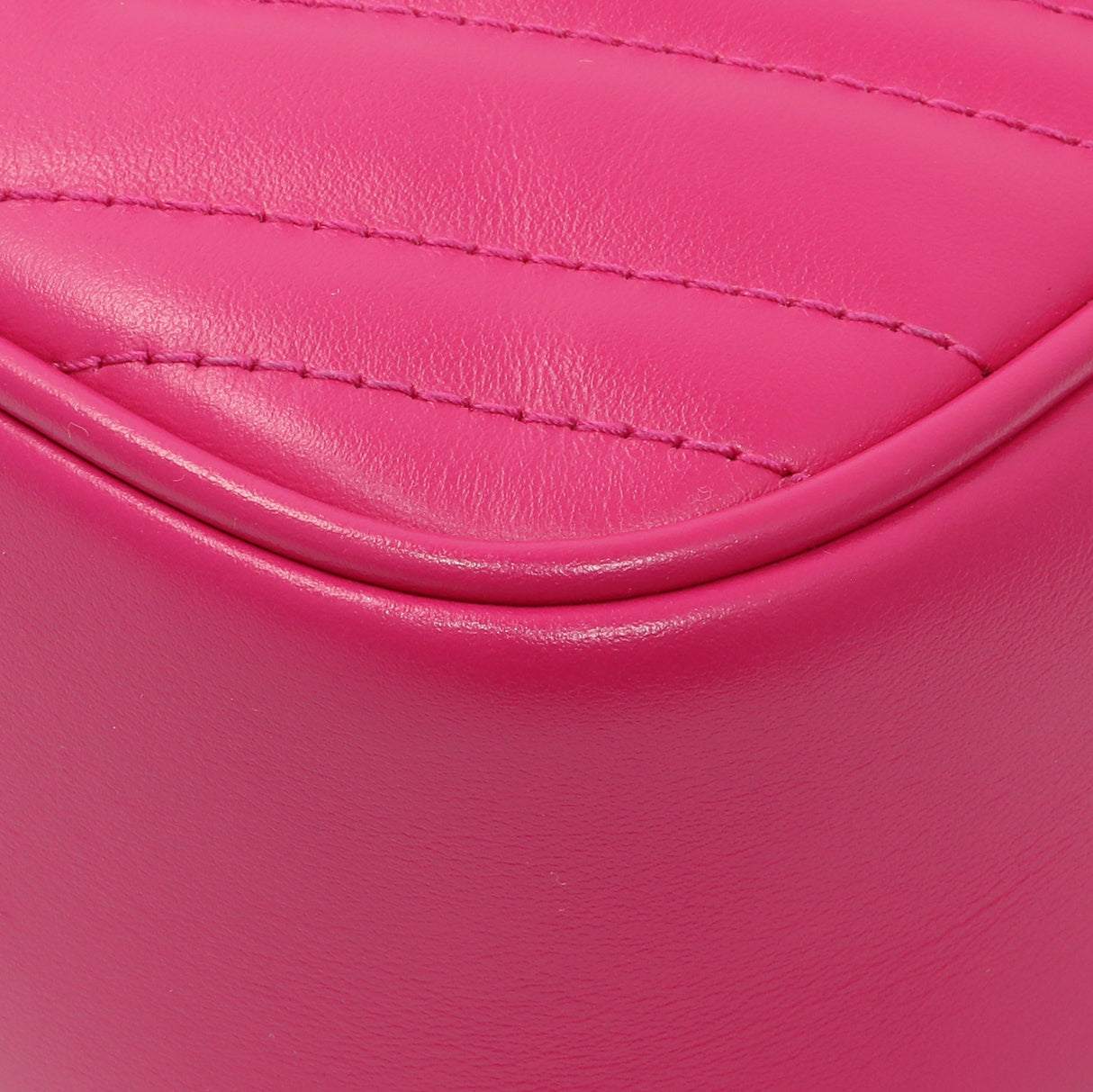 Gucci Fuxia Calfskin Marmont Chain Bag Handbags Gucci