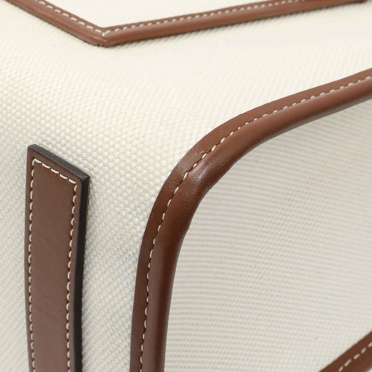 Burberry Canvas Smooth Calfskin Freya Tote Handbags Burberry