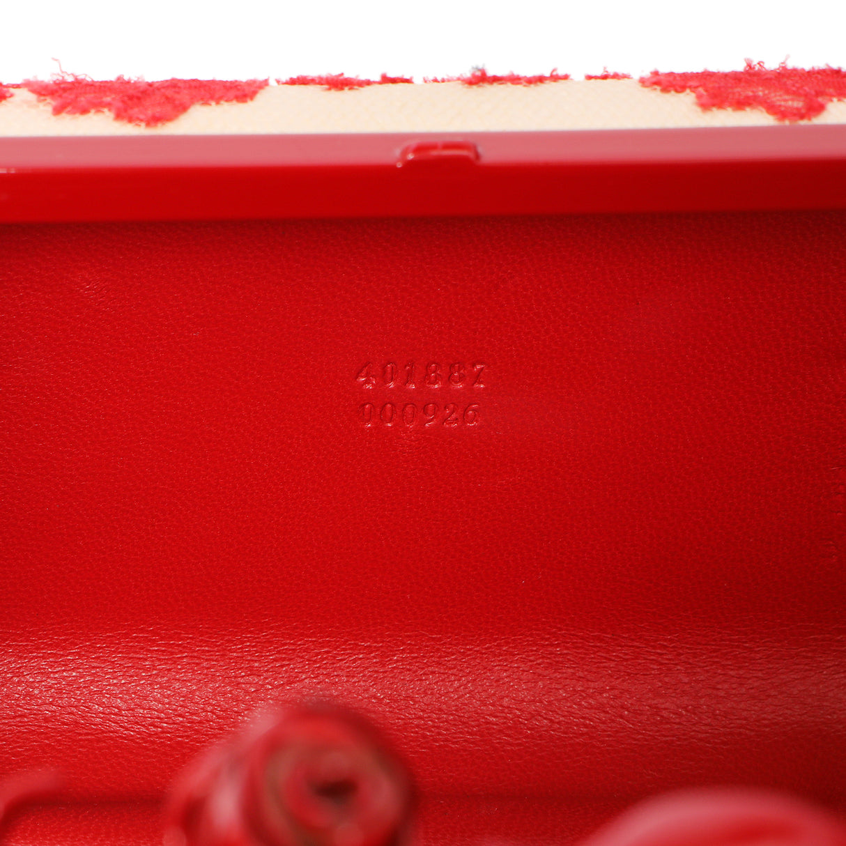 Alexander McQueen Lace Rose Knuckle Clutch Handbags Alexander McQueen