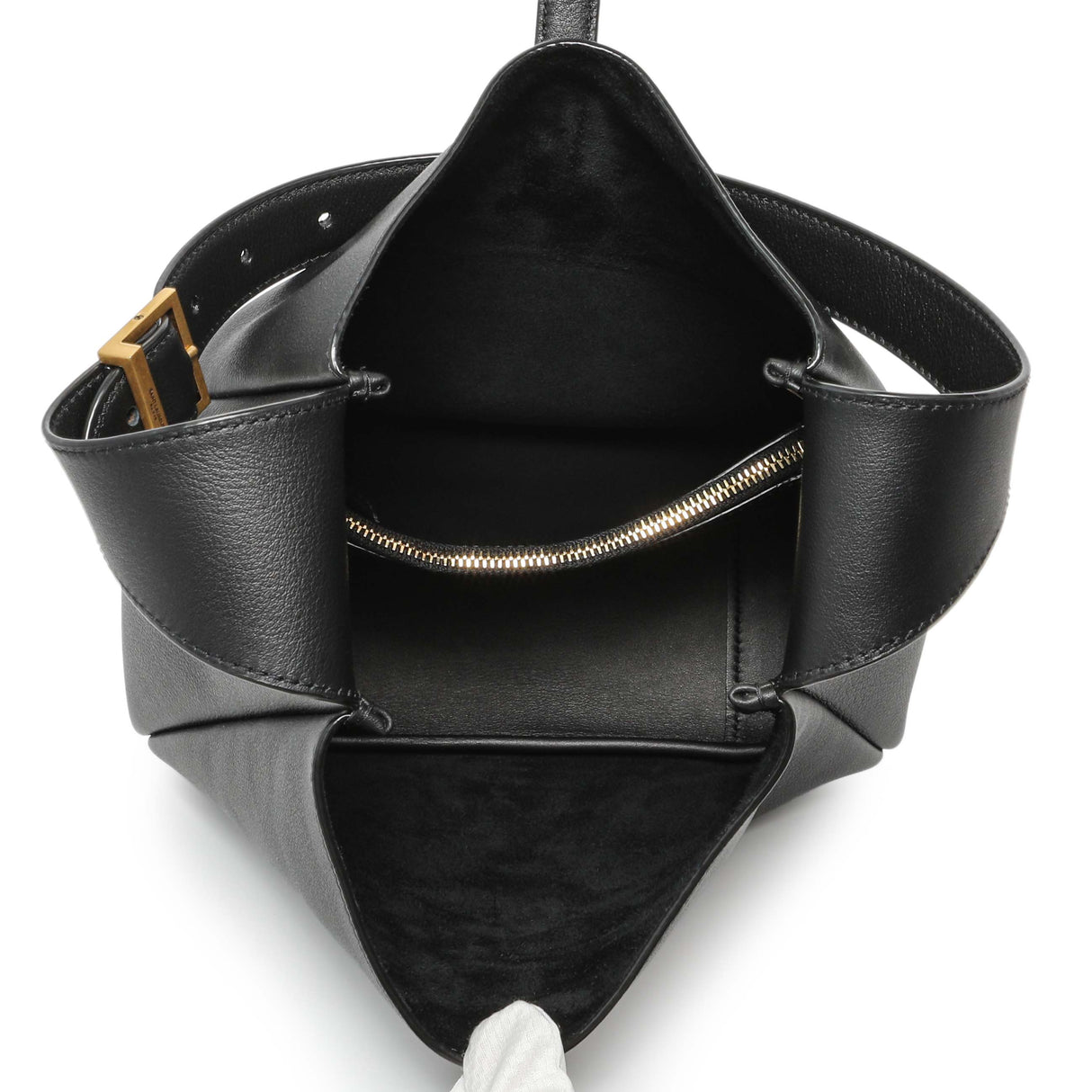 Saint Laurent Black Smooth Calfskin Small Le 5 A 7 Soft Hobo Handbags Saint Laurent