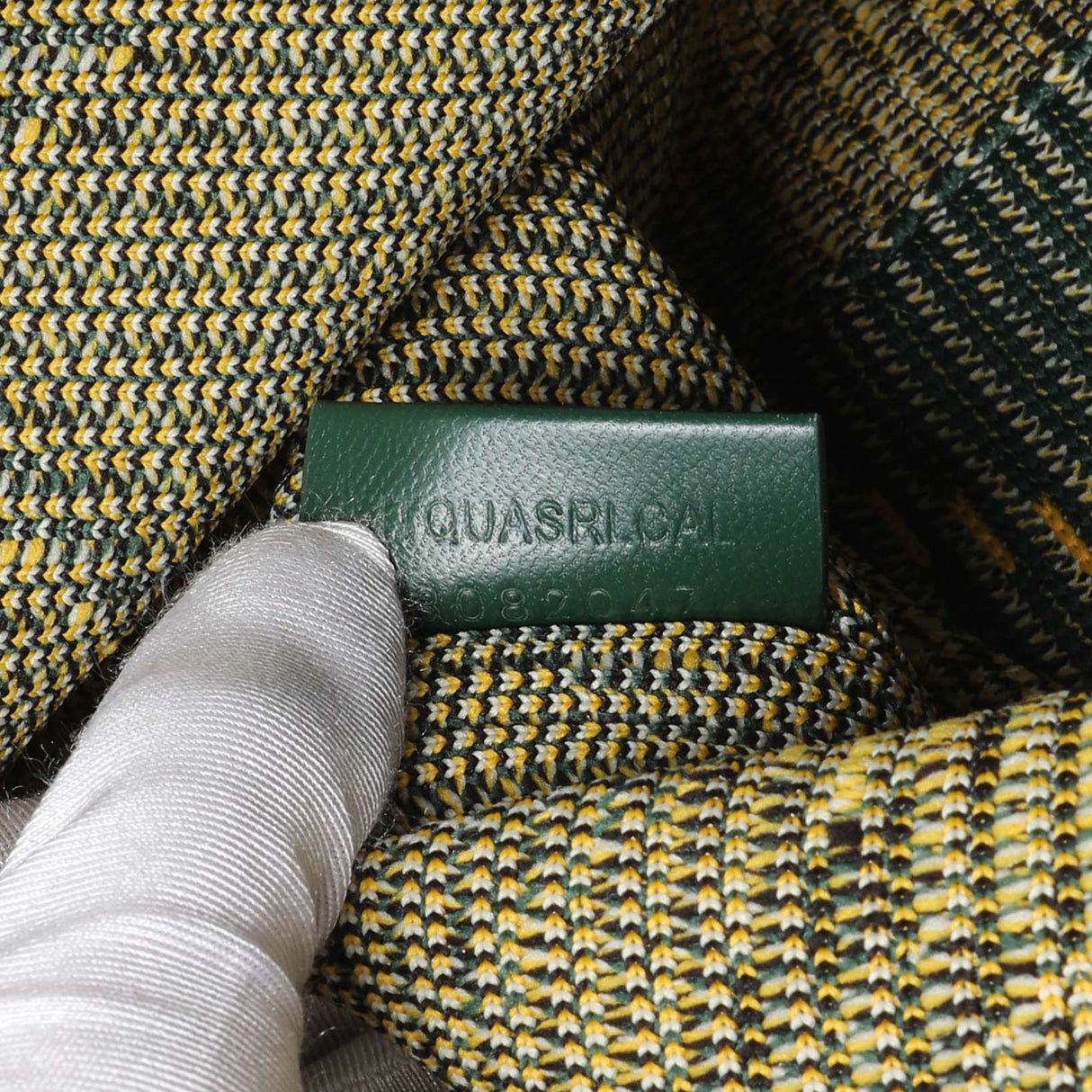 -6 items Thur Aug 20 ⬆️-Burberry Green Canvas Knitted Check Peg Medium Duffle Bag Handbags Burberry