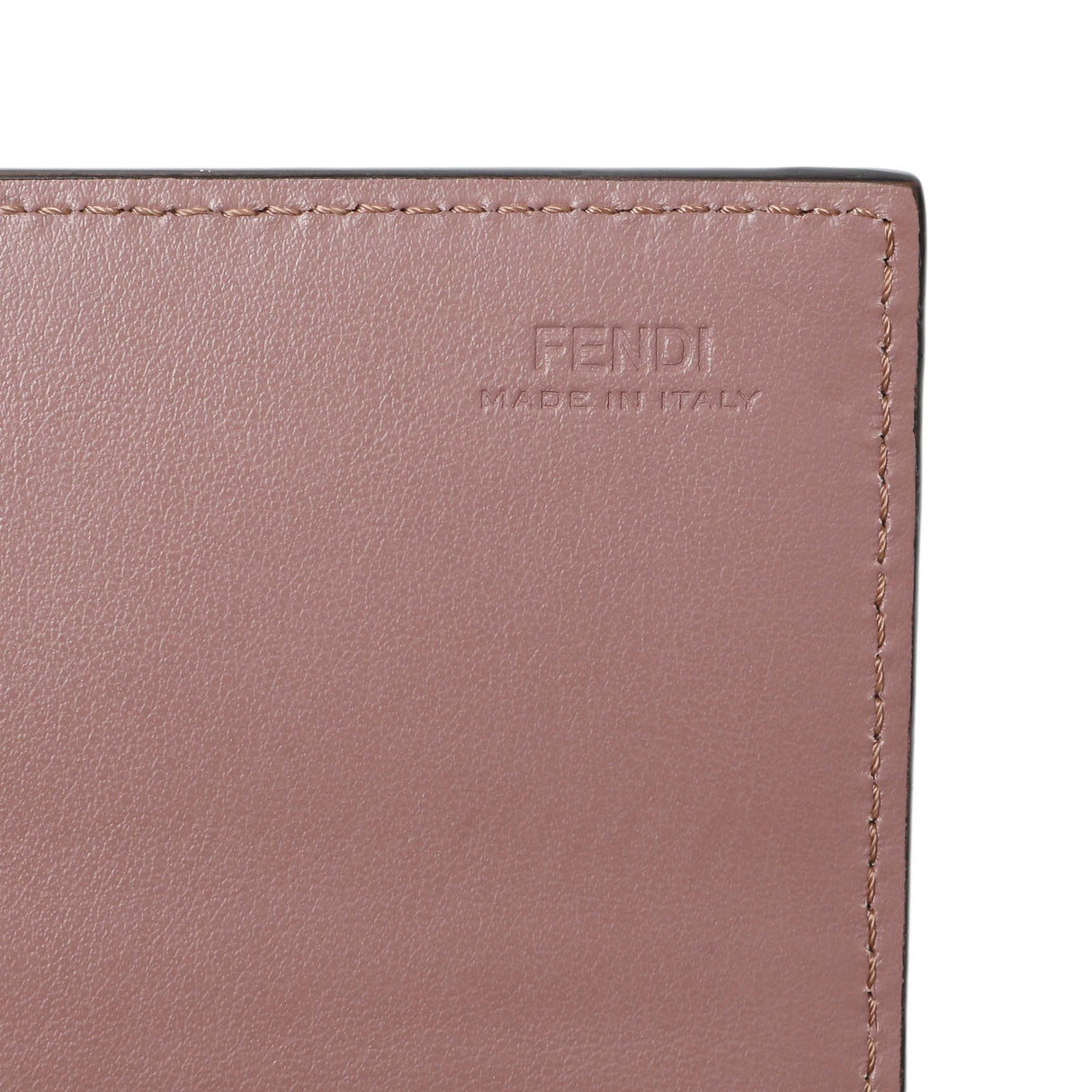 Fendi English Rose Calfskin By The Way Chain Wallet