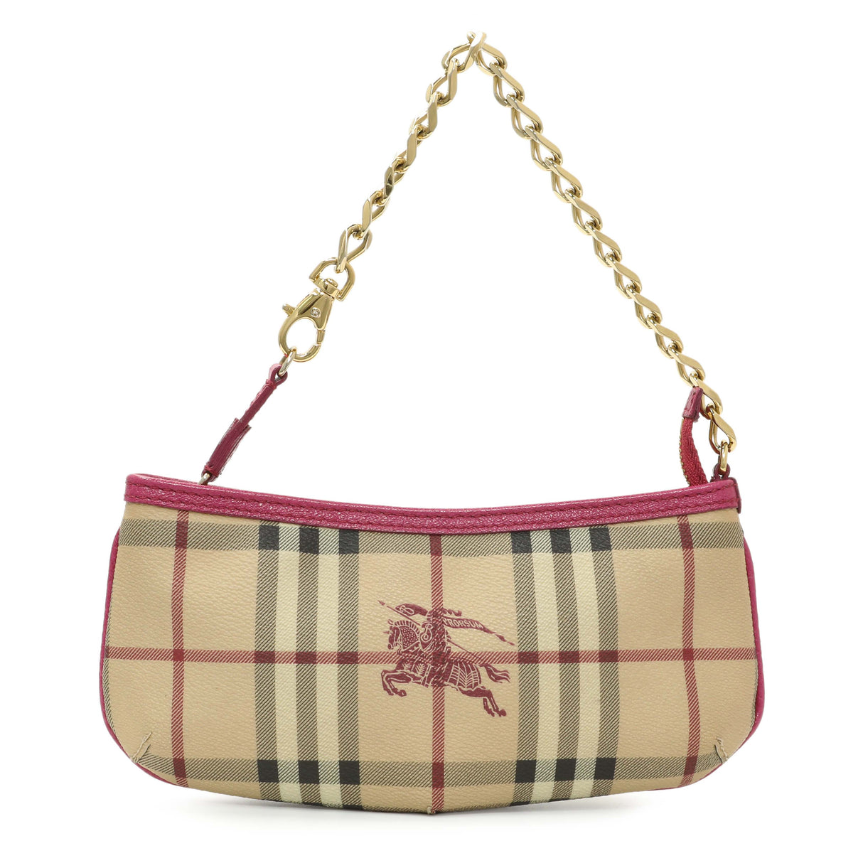 Burberry Haymarket Check Clara Pochette Handbags Burberry