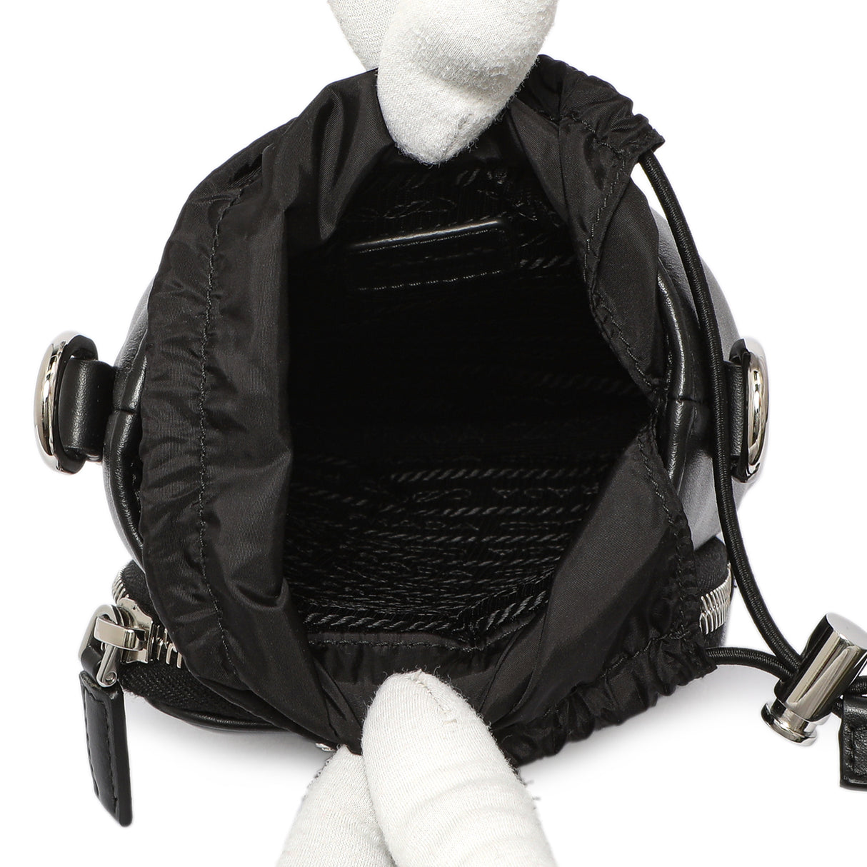 Prada Black Calfskin Smartphone Case Handbags Prada