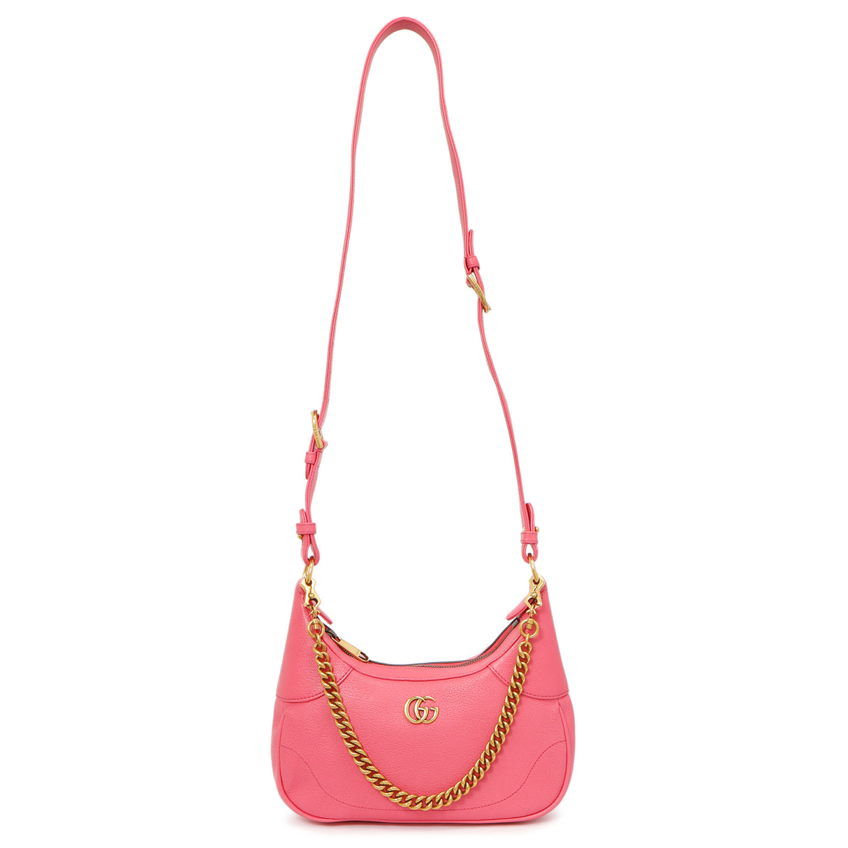 Gucci Pink Goatskin Small Aphrodite Shoulder Bag Handbags Gucci