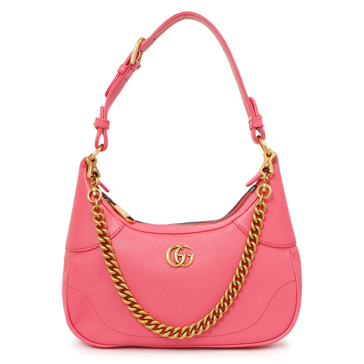 Gucci Pink Goatskin Small Aphrodite Shoulder Bag Handbags Gucci