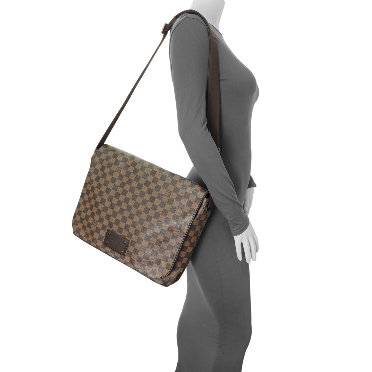 Louis Vuttion Damier Ebene Brooklyn GM Handbags Louis Vuitton