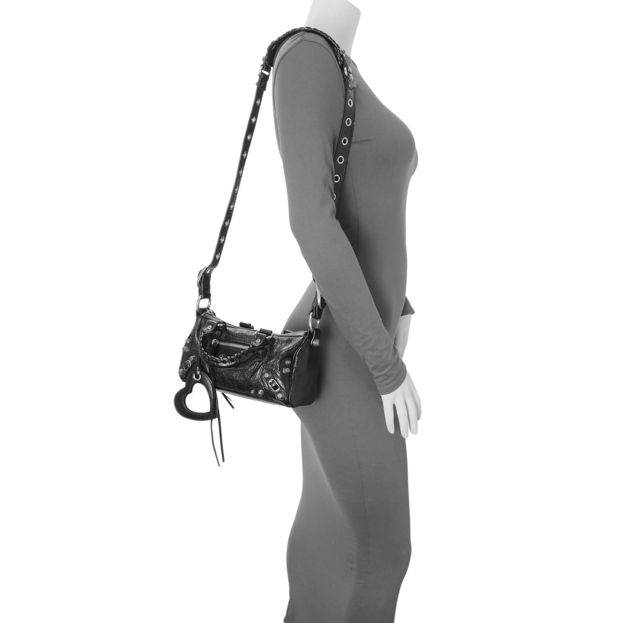 Balenciaga Black Agneau Arena Neo Cagole Mini Handbags Balenciaga