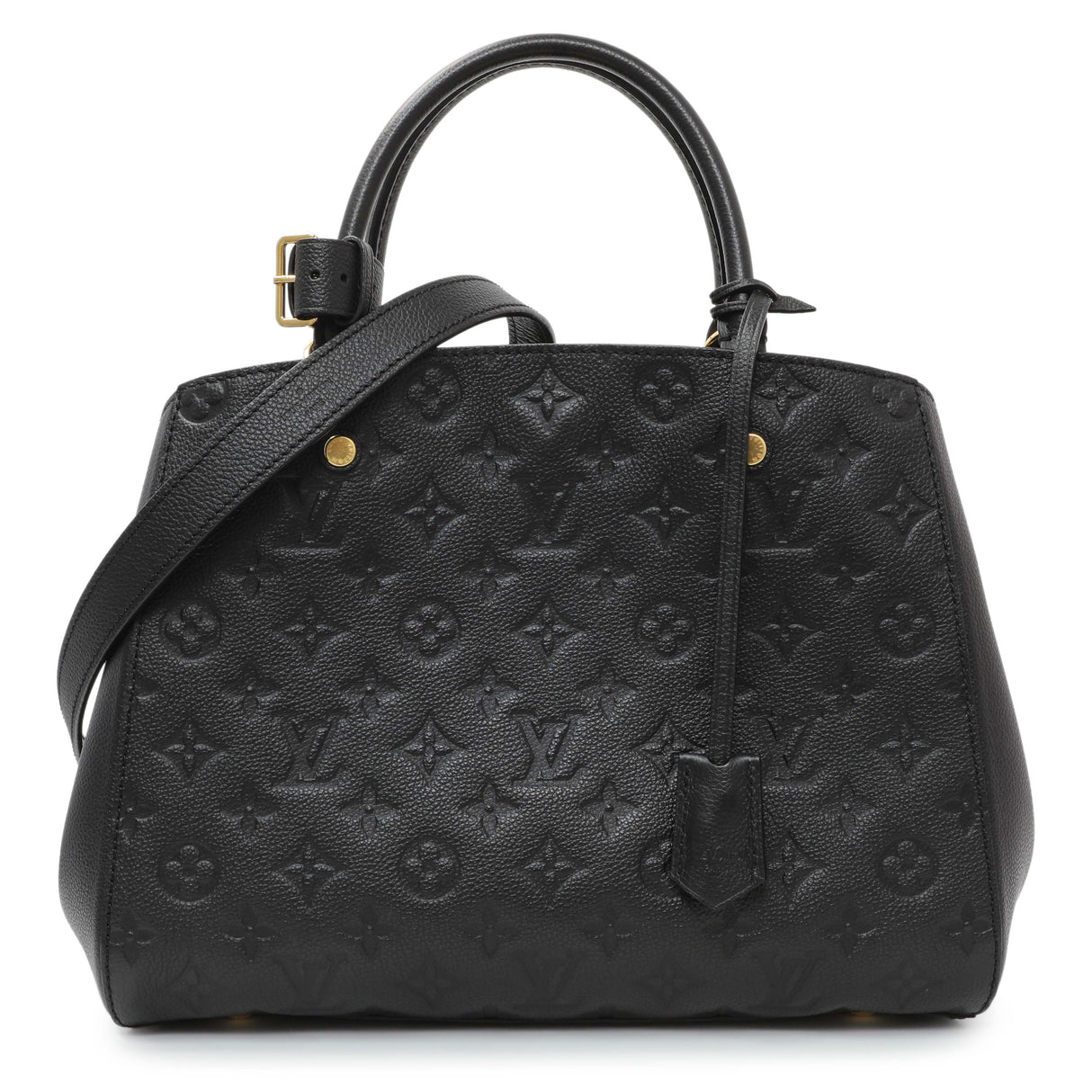 Louis Vuitton Black Empreinte Montaigne MM Handbags Louis Vuitton