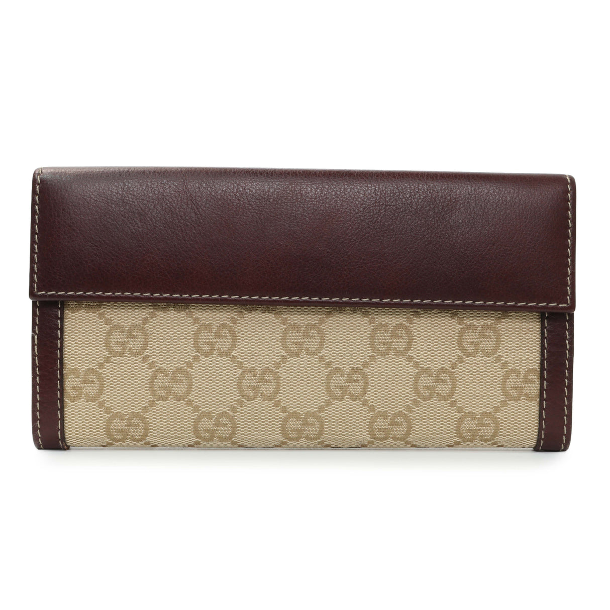Gucci Monogram Continental Long Flap Wallet Accessories Gucci