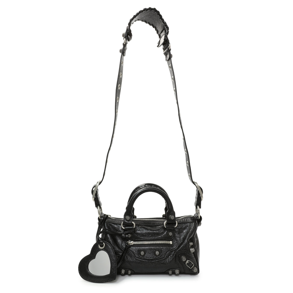 Balenciaga Black Agneau Arena Neo Cagole Mini Handbags Balenciaga