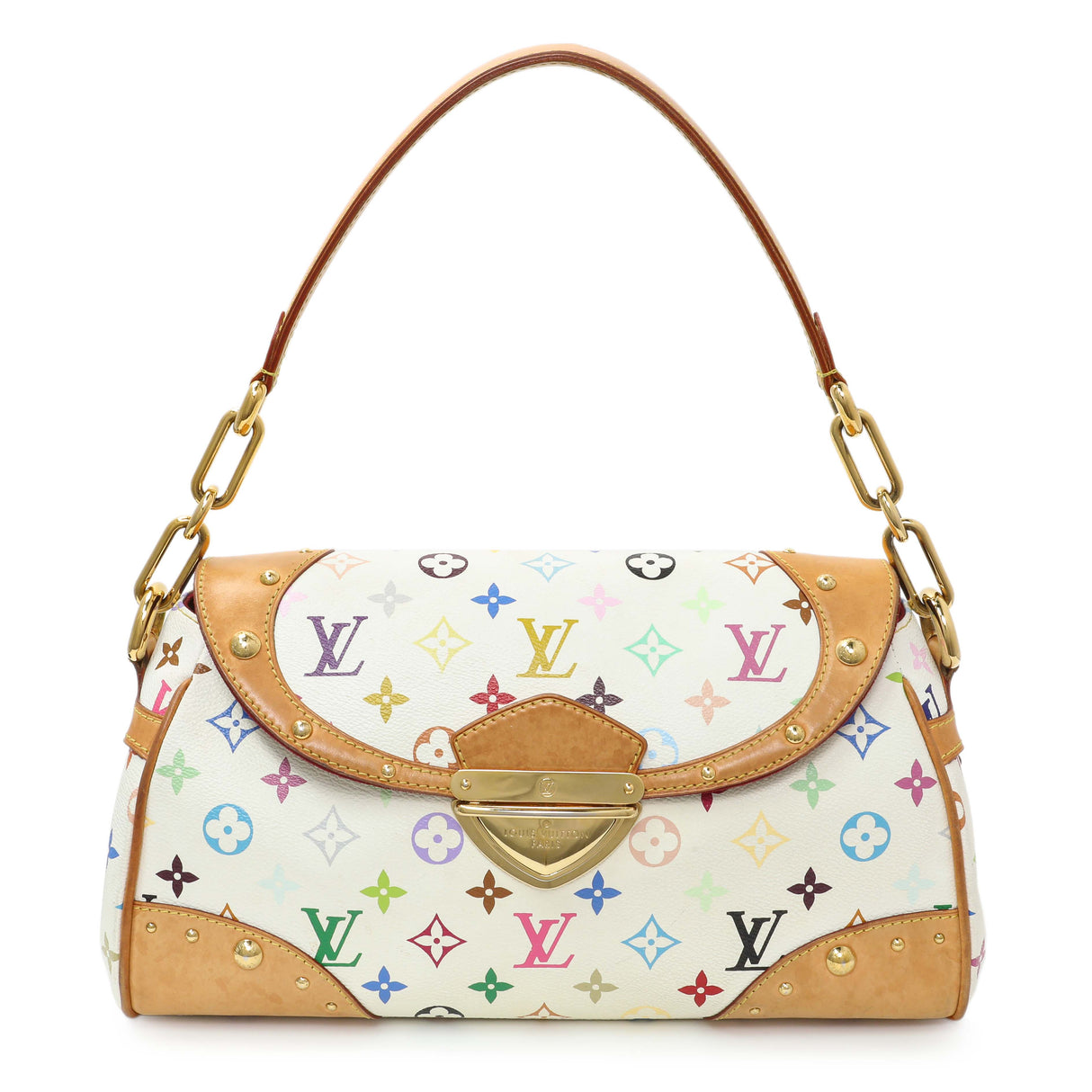 Louis Vuitton Monogram Multicolor Beverly MM Handbags Louis Vuitton