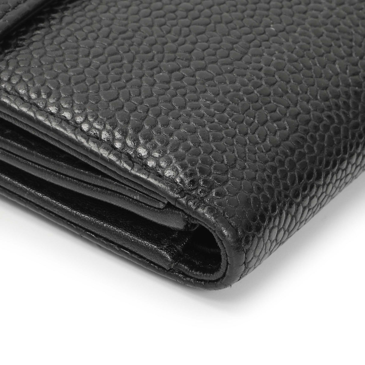 Chanel Black Caviar Timeless CC Compact Wallet Accessories Chanel