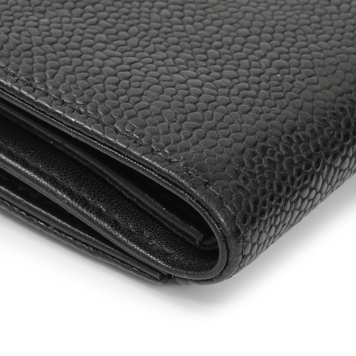 Chanel Black Caviar Timeless CC Compact Wallet Accessories Chanel