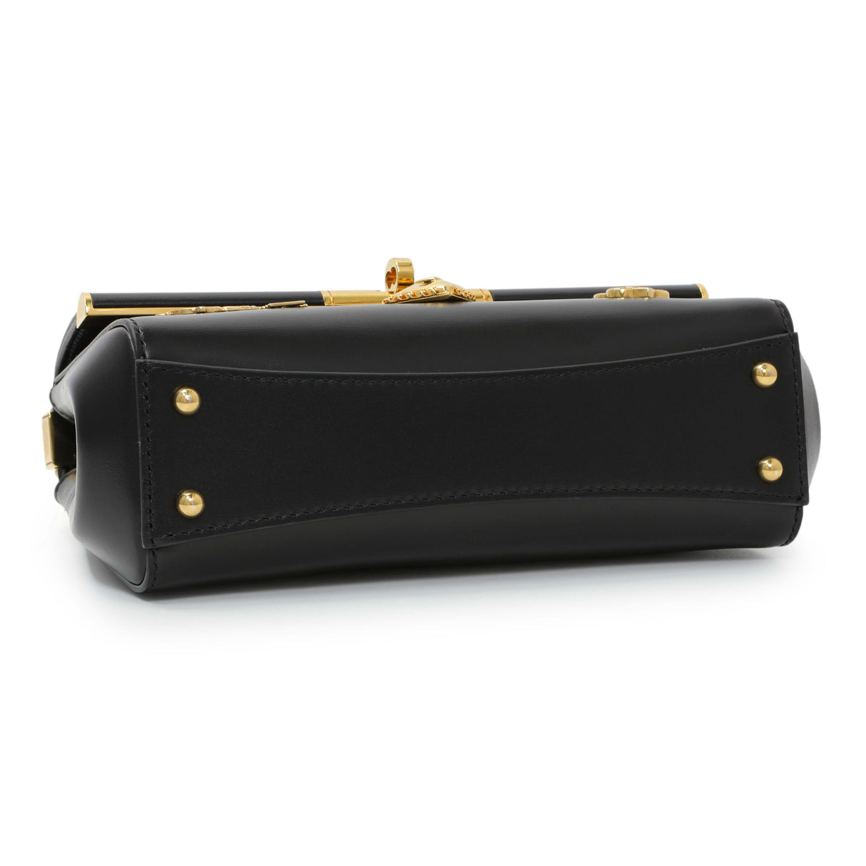Dolce & Gabbana Black Calfskin Small Marlene Crossbody Handbags Dolce & Gabbana