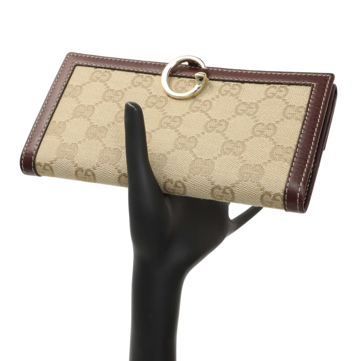 Gucci Monogram Continental Long Flap Wallet Accessories Gucci