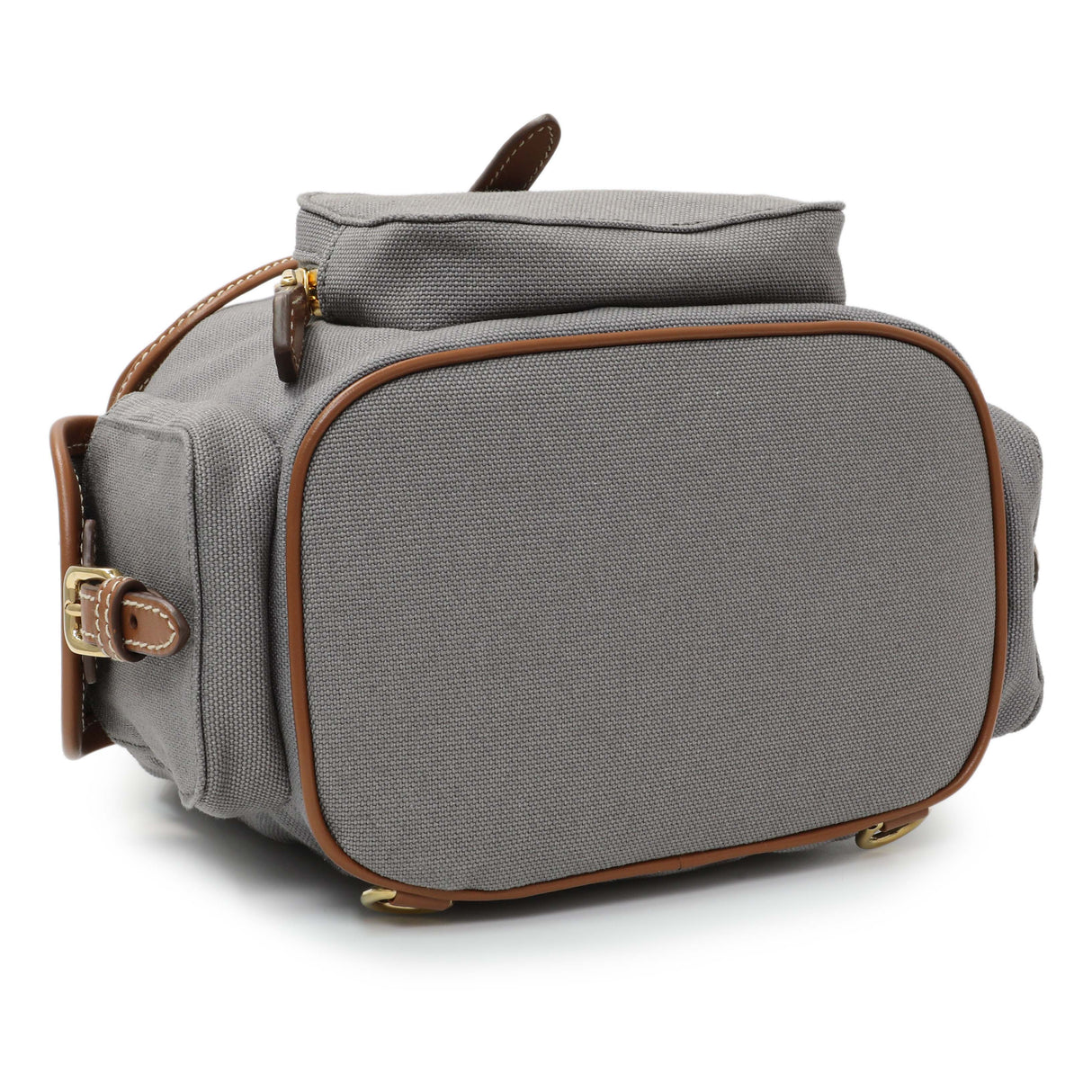 Miu Miu Grey Canvas Backpack Handbags Miu Miu