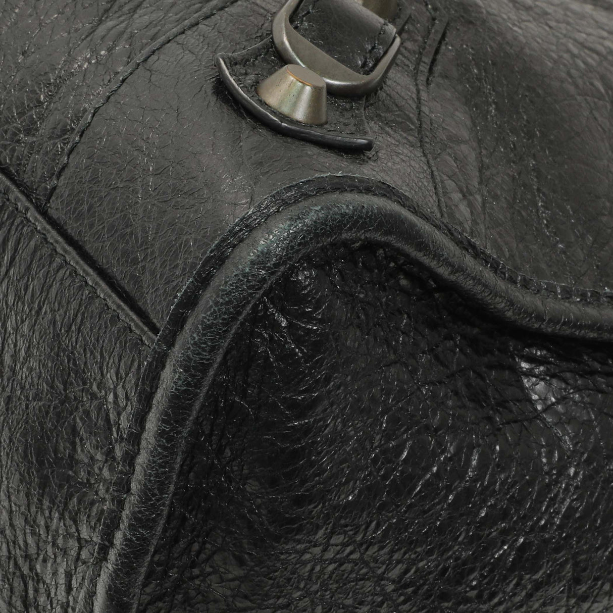 Balenciaga Black Agneau Classic Hardware City Handbags Balenciaga