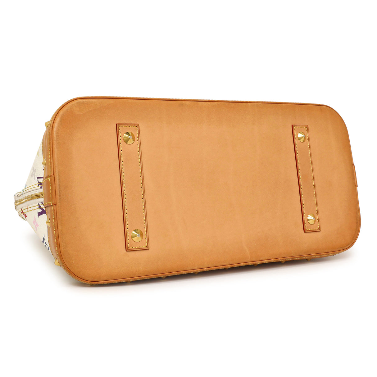 Louis Vuitton White Multicolor Monogram Alma GM Handbags Louis Vuitton