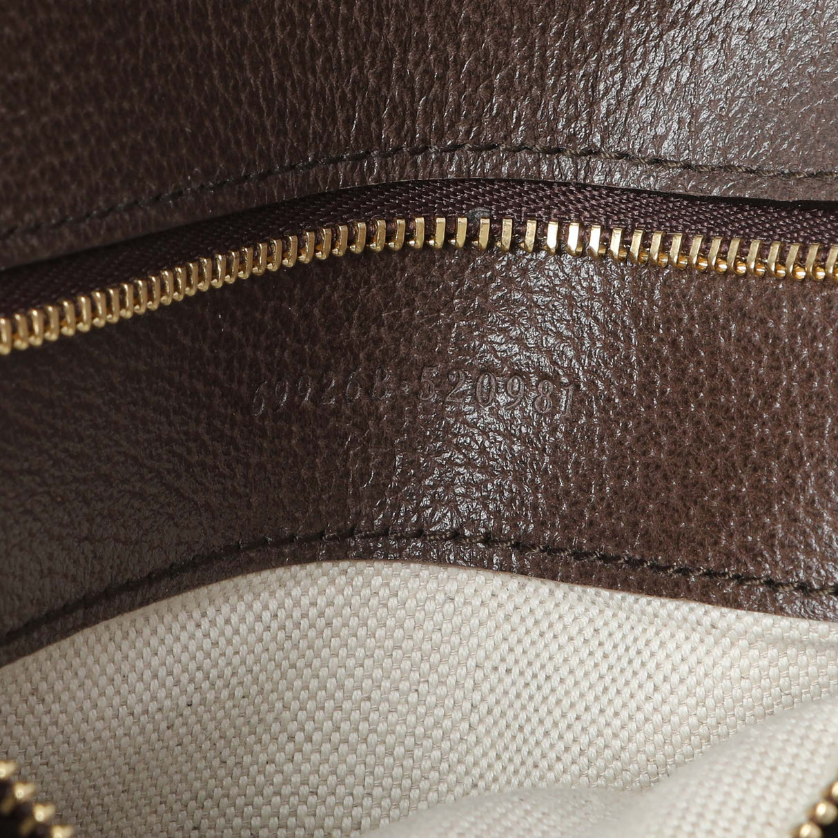 Gucci GG Supreme Monogram Textured Dollar Calfskin Blondie Chain Shoulder Flap