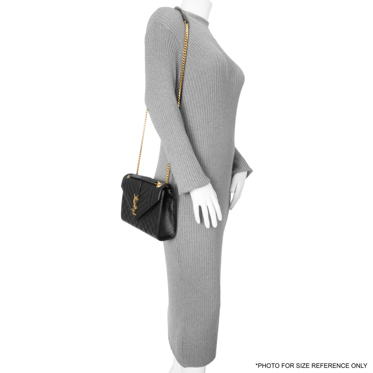 Saint Laurent Grain De Poudre Textured Mixed Matelasse Triquilt Medium Monogram Satchel Handbags Saint Laurent