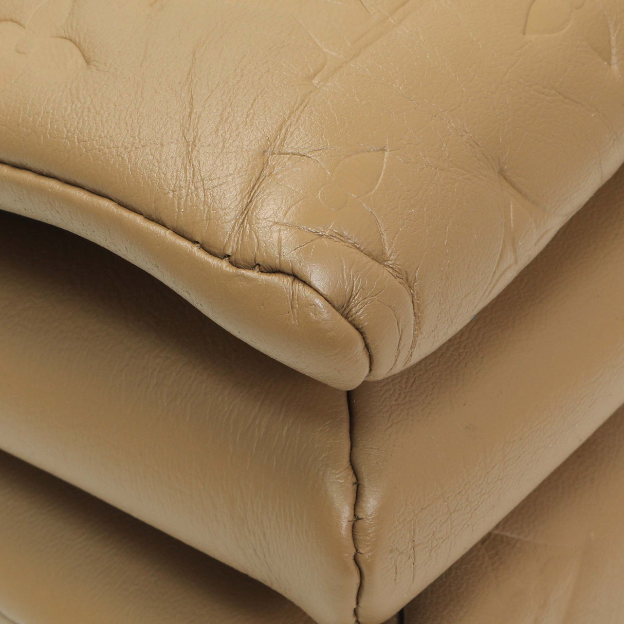 Louis Vuitton Camel Monogram Embossed Lambskin Coussin MM Handbags Louis Vuitton