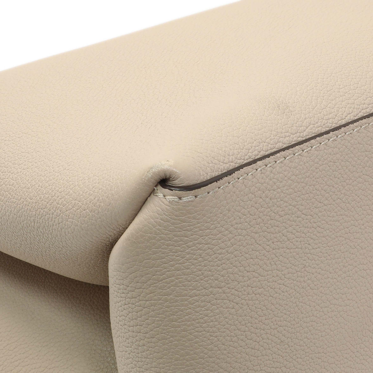 Louis Vuitton Greige Grained Calfskin Lockme Shopper Handbags Louis Vuitton