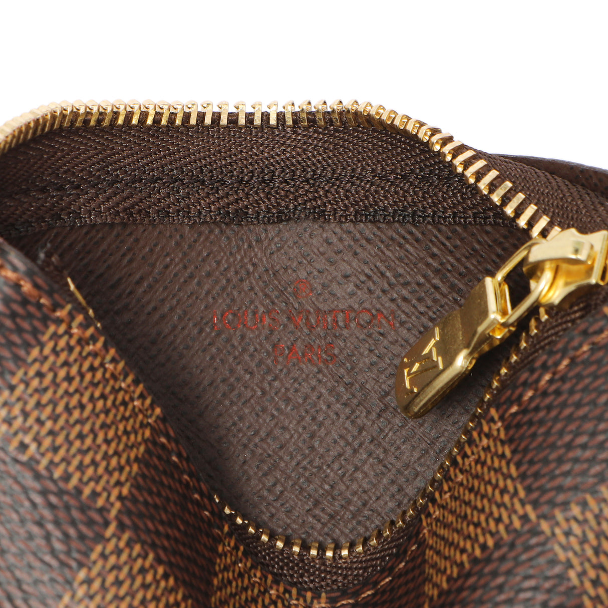 Louis Vuitton Damier Ebene Key Pouch Accessories Louis Vuitton