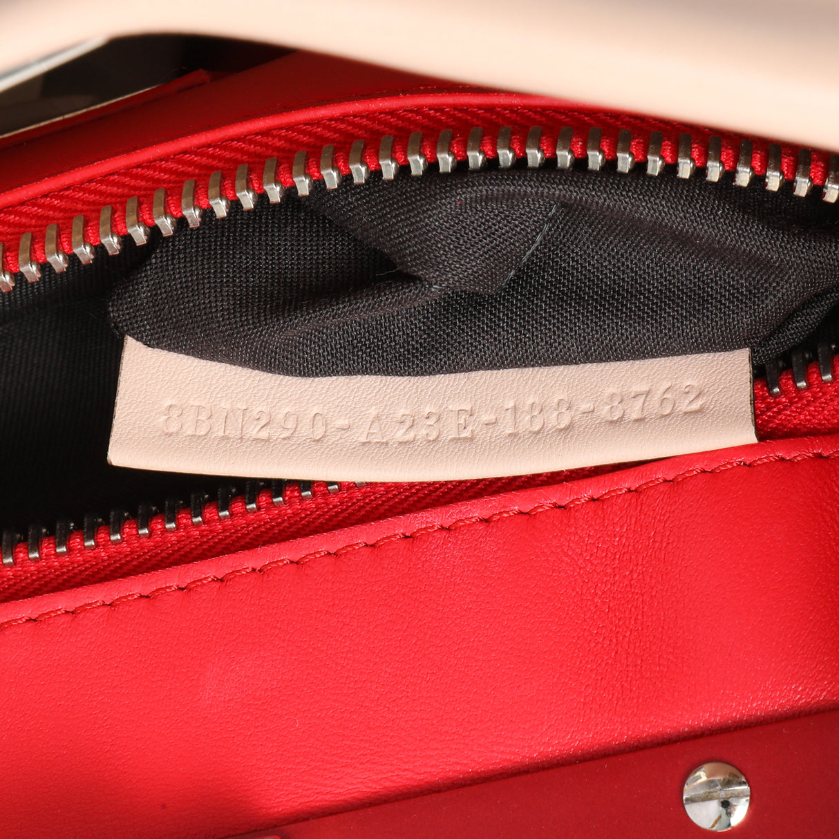 Fendi Rosa Plaster Vitello Medium Peekaboo Iconic Satchel Handbags Fendi