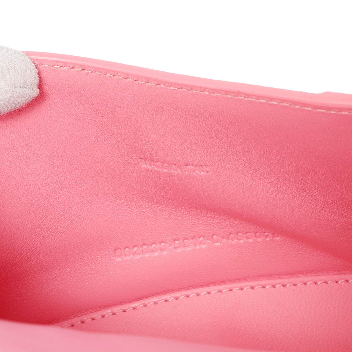 Balenciaga Sweet Pink Crocodile Embossed Hourglass Top Handle Bag XS Handbags Balenciaga