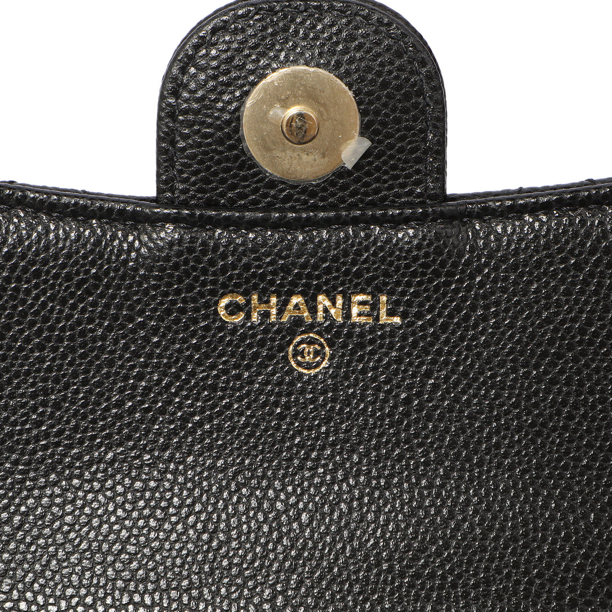 Chanel Black Caviar Quilted Flap Phone Holder With Chain Handbags Chanel