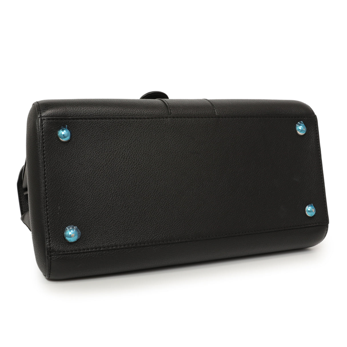 Delvaux Black Grained Calfskin Brillant MM Handbags Delvaux