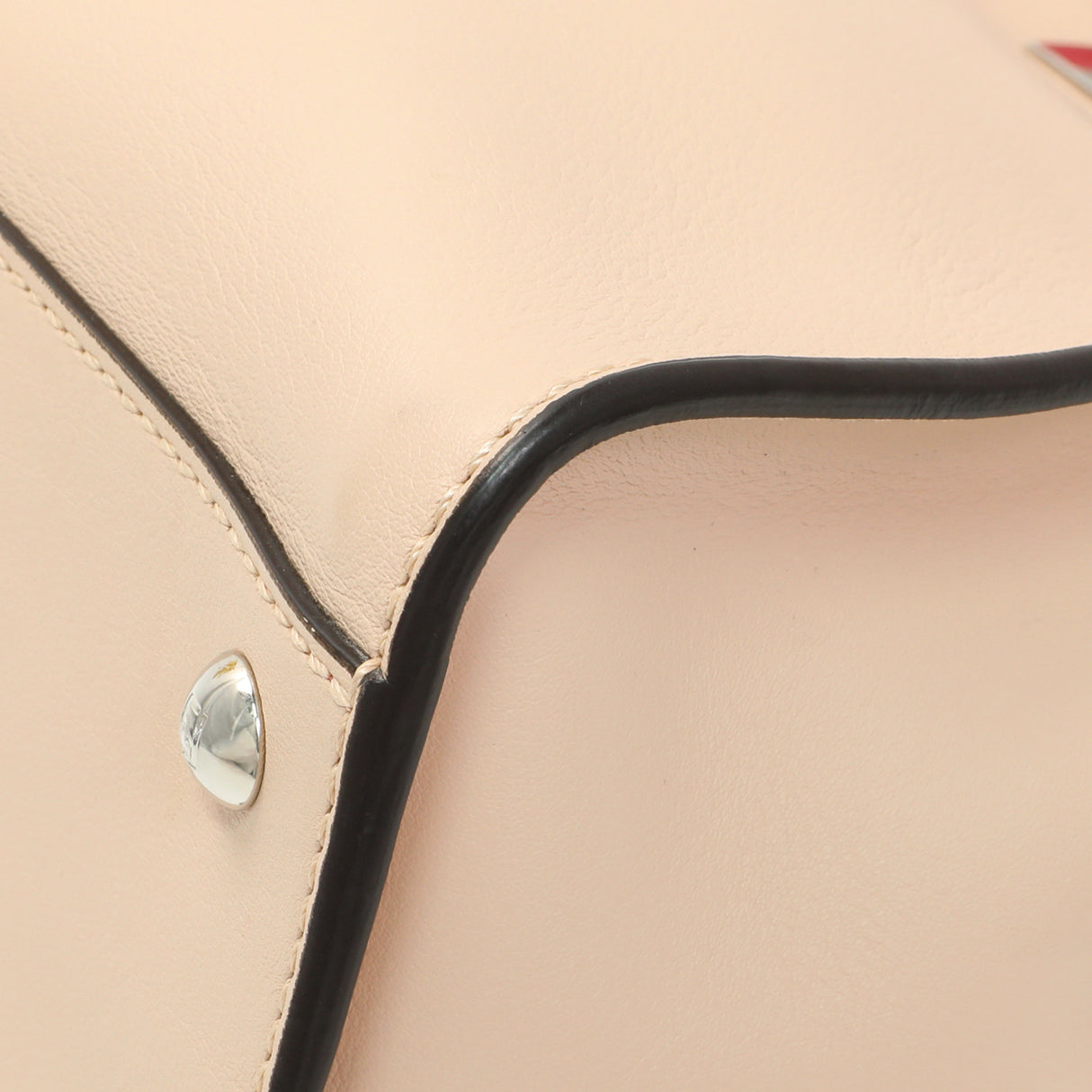 Fendi Rosa Plaster Vitello Medium Peekaboo Iconic Satchel Handbags Fendi