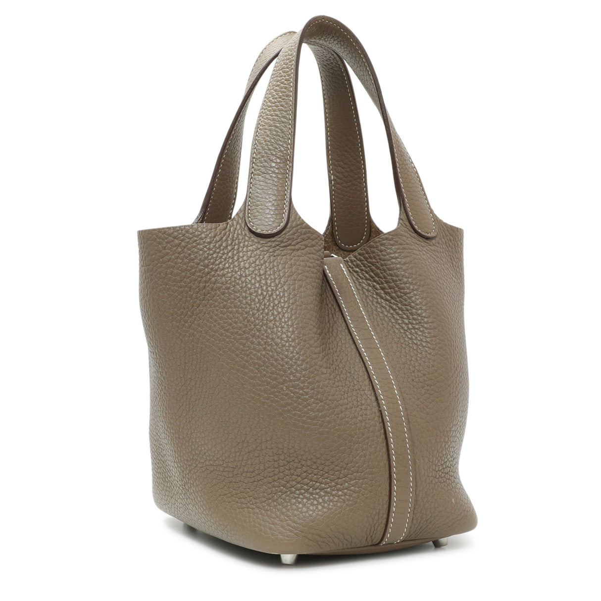 Hermes Etoupe Clemence Picotin Lock 18 Handbags Hermes