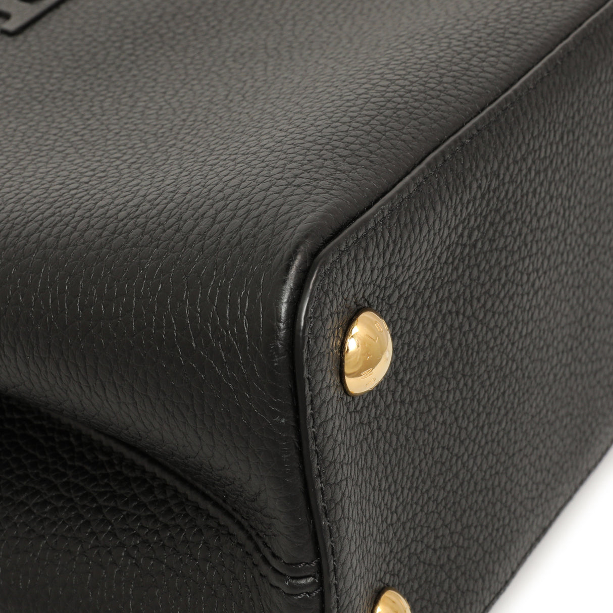 Louis Vuitton Black Taurillon Flower Crown Capucines PM Handbags Louis Vuitton