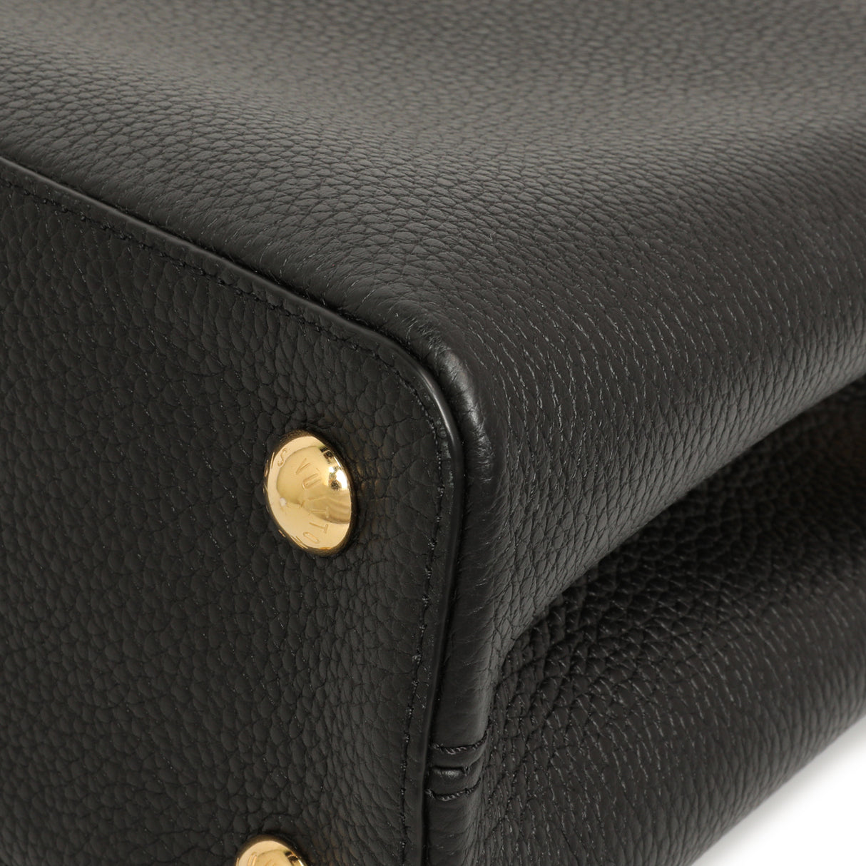 Louis Vuitton Black Taurillon Flower Crown Capucines PM Handbags Louis Vuitton