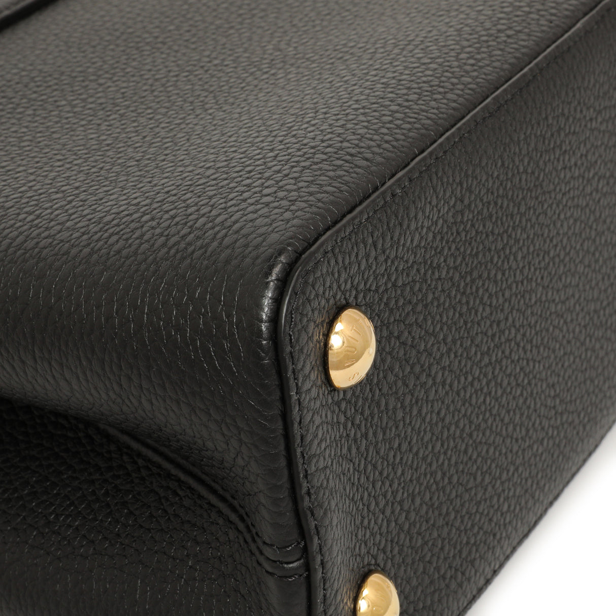 Louis Vuitton Black Taurillon Flower Crown Capucines PM Handbags Louis Vuitton