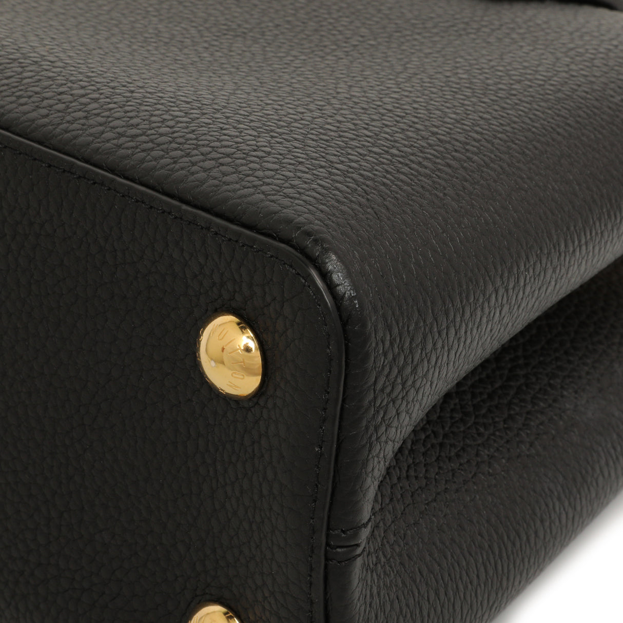 Louis Vuitton Black Taurillon Flower Crown Capucines PM Handbags Louis Vuitton