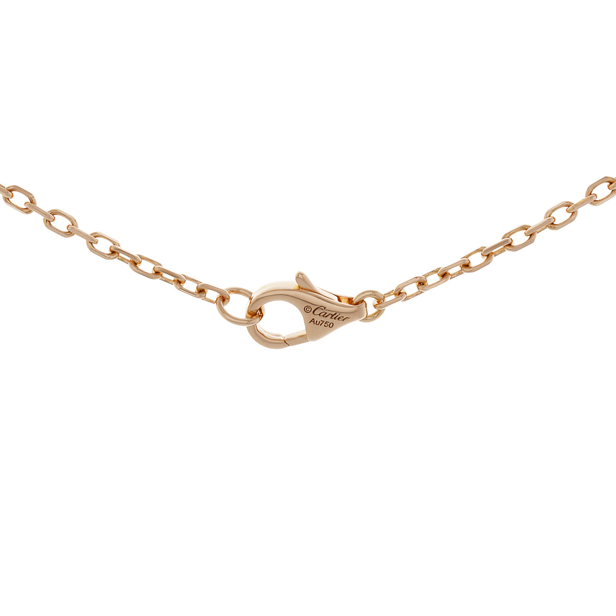 Cartier 18K Diamond Trinity Pendant Necklace Designer Jewellery Cartier