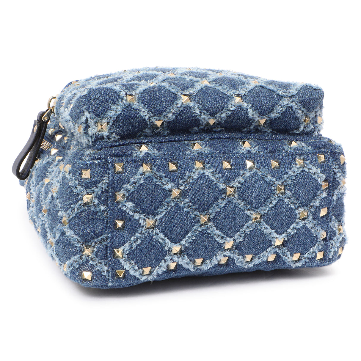 Valentino Denim Mini Rockstud Backpack Handbags Valentino
