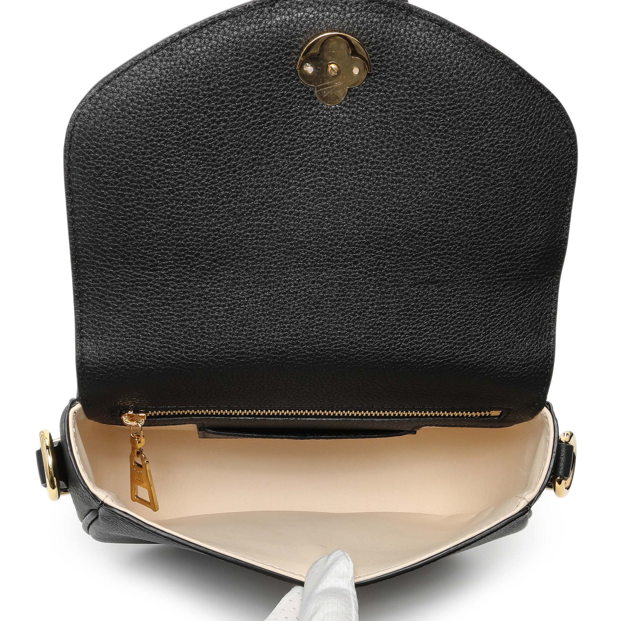 Louis Vuitton Black Grained Calfskin LV Pont 9 Soft MM Handbags Louis Vuitton